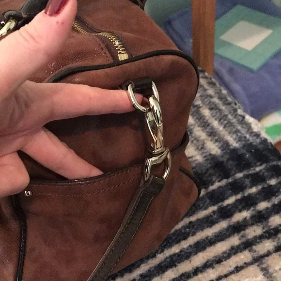 NWOT RARE Cole Haan leather satchel